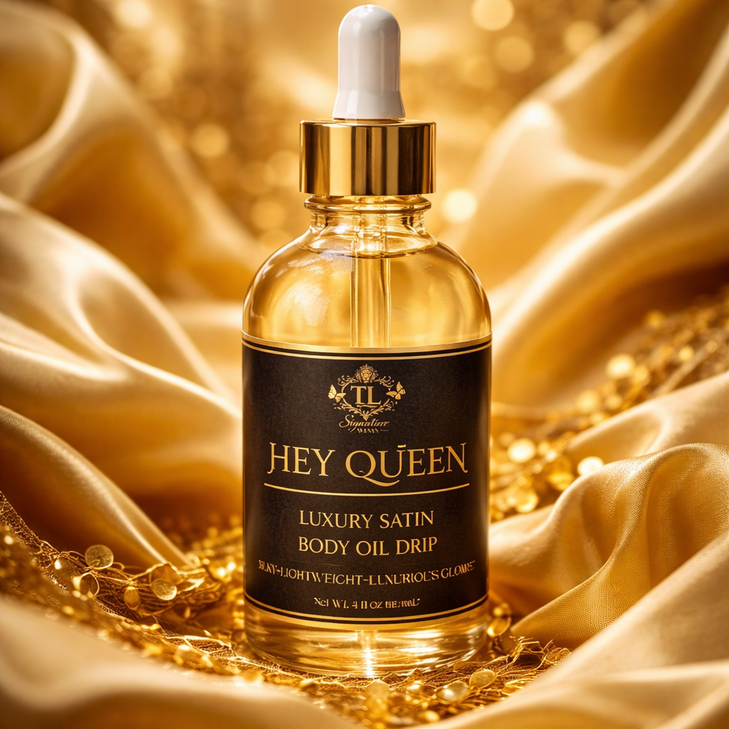 HEY QUEEN-Luxury Satin Body Oil Drip