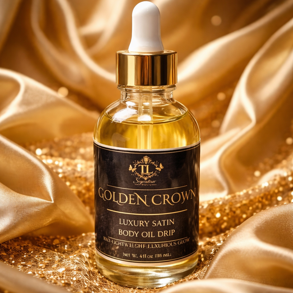 GOLDEN CROWN-Luxury Satin Body Oil Drip