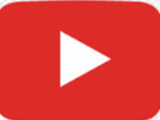 YouTube play button logo on a red background