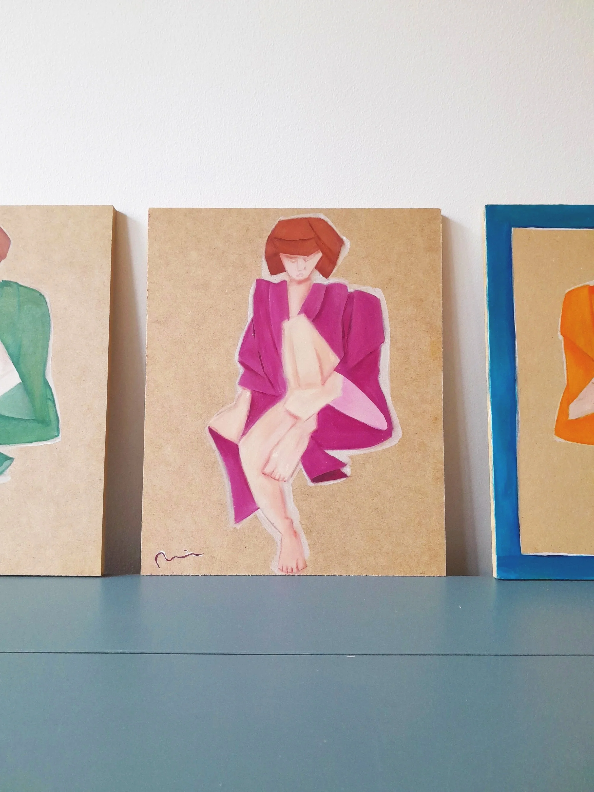 Origami Upright in Pink