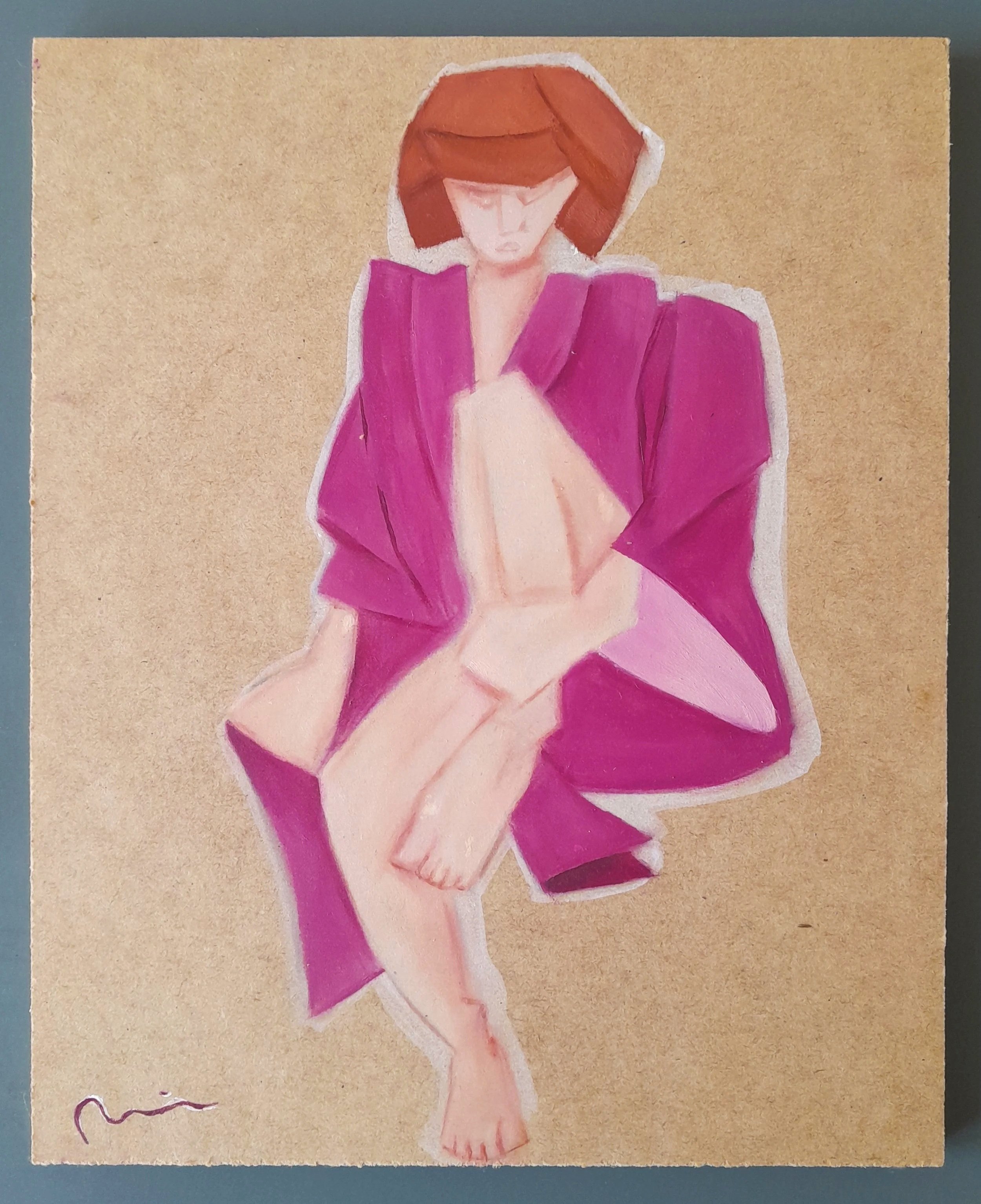 Oragami Upright in Pink