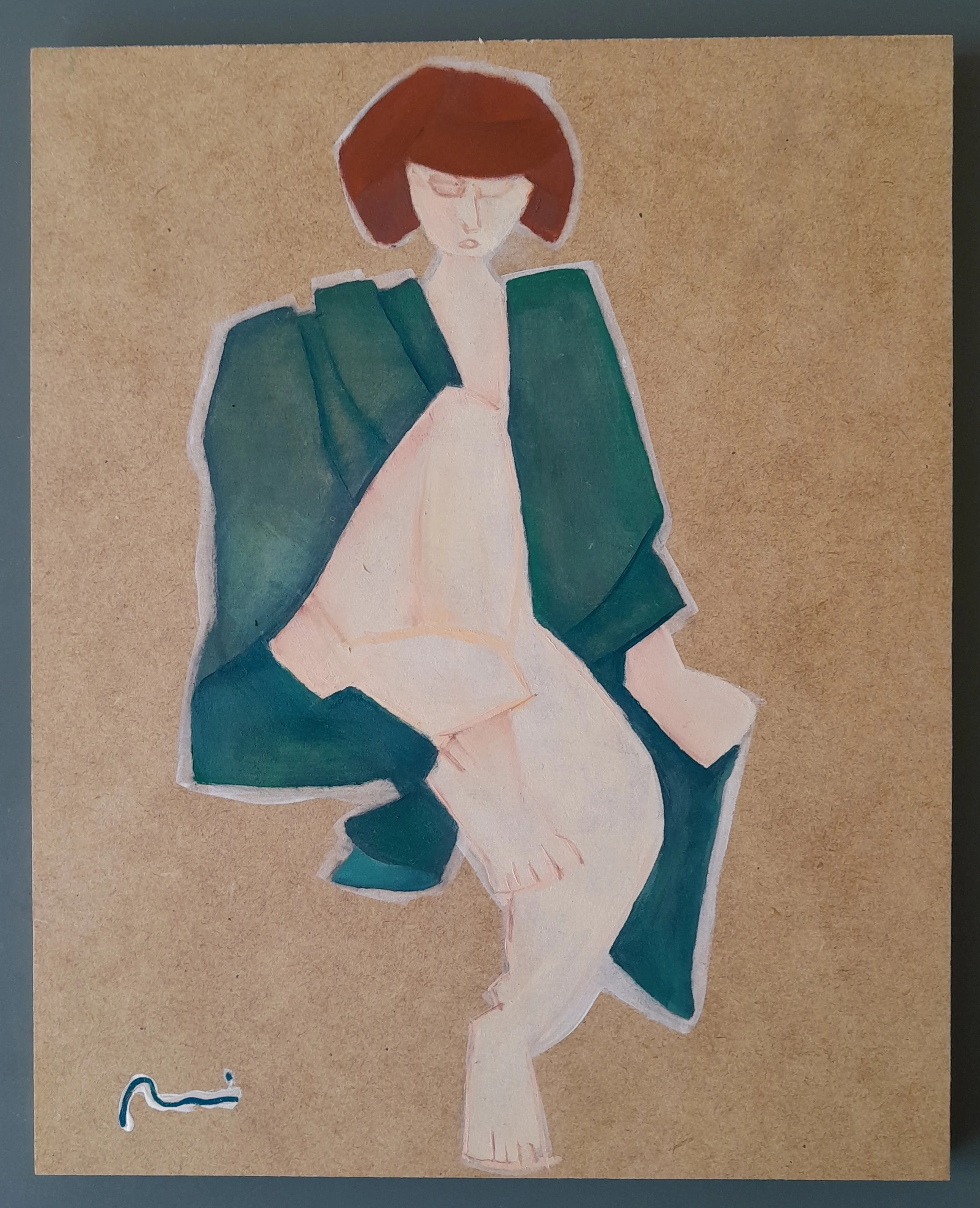 Oragami Upright in Teal