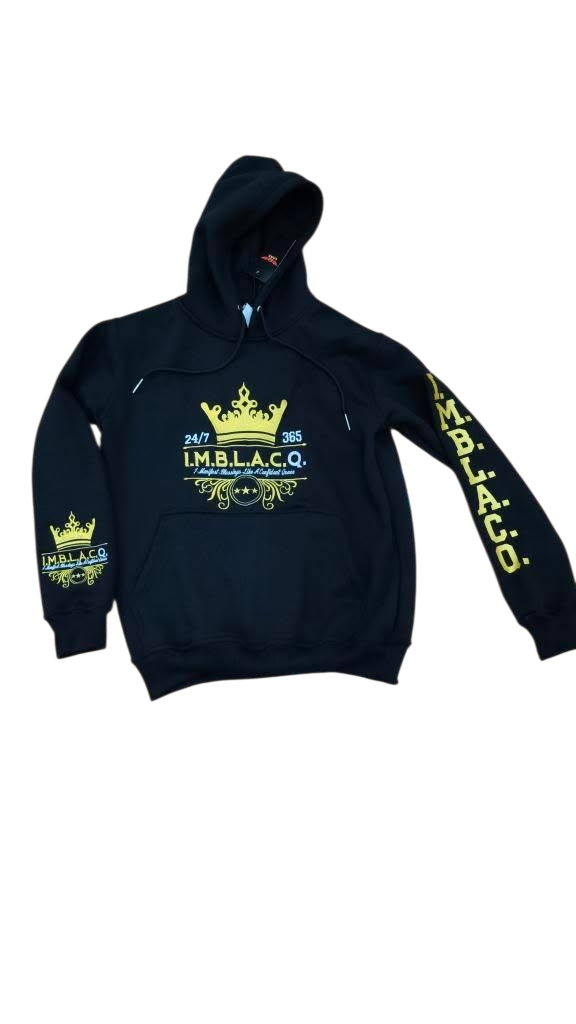 Women's IMBLACQ Embroidered Hoody