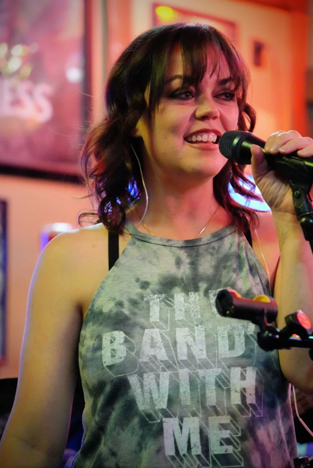 Natalie Marque performing live at Conners Pub in Broad Ripple Cultural District in Indianapolis.