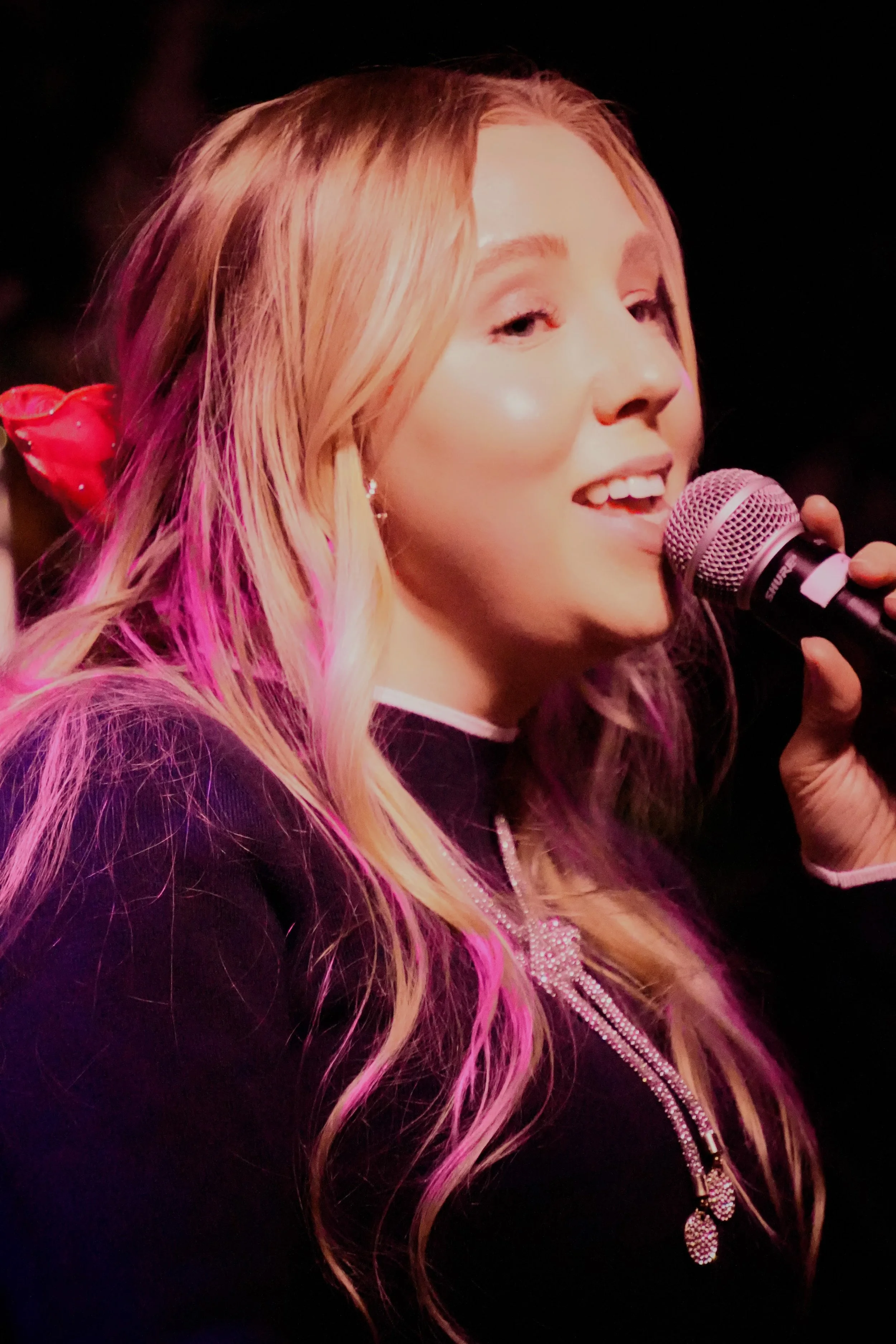 Maddie of The Nauti Yachtys performing live from The Jazz Kitchen in Broad Ripple, Indianapolis.