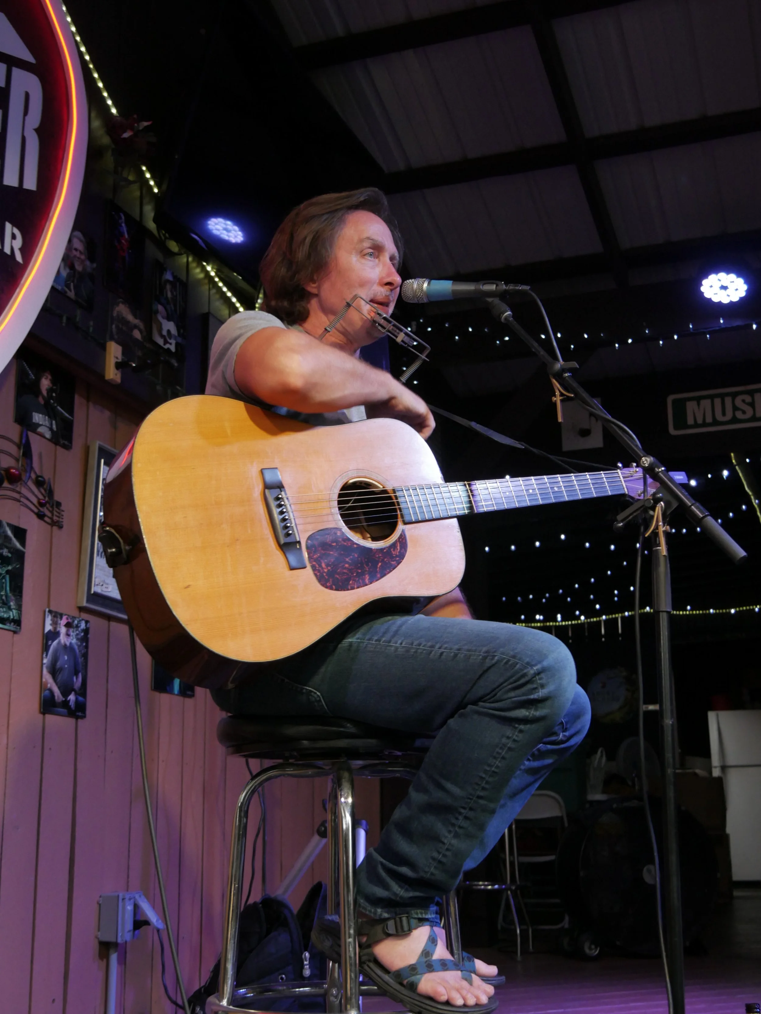 Doug Henthorn performing live at The Corner Bar in Indianapolis.