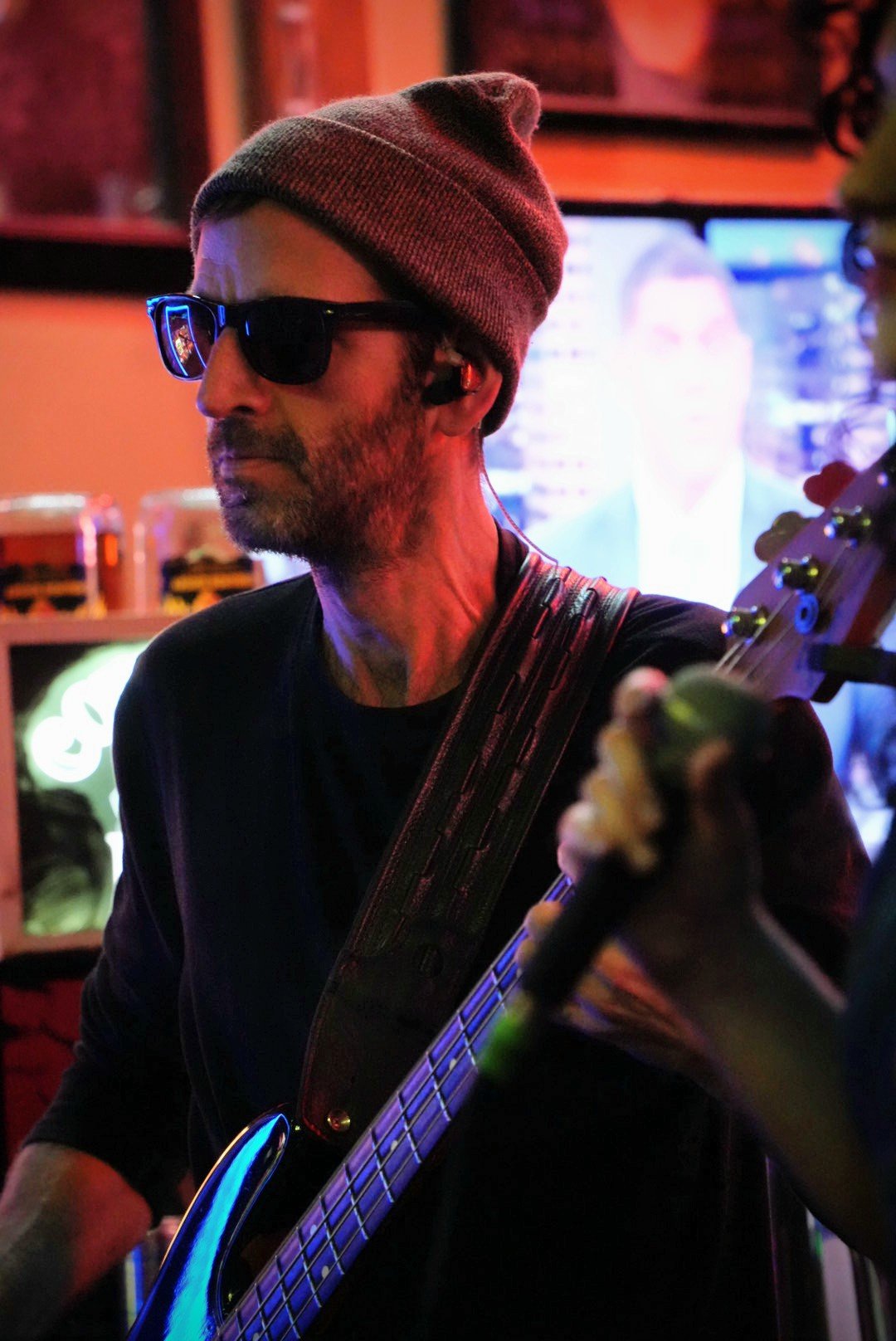 Phillip Powers performing on Bass Guitar live at Conners Pub in Broad Ripple Cultural District in Indianapolis.