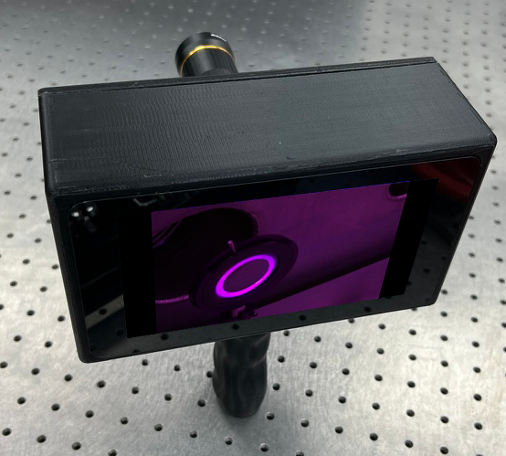 Laser Beam Viewer, handheld camera with 7-inch display