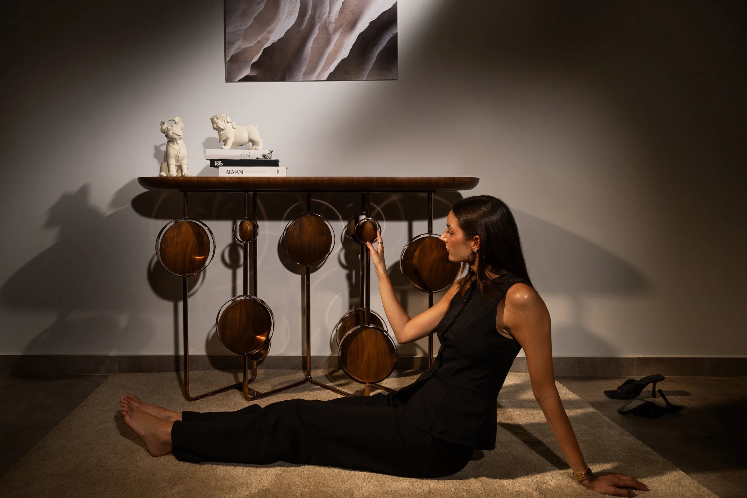 Alma De Luce Console - Valero Furniture