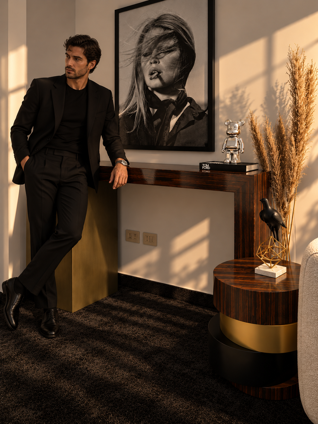 Ebony Console - Valero Furniture