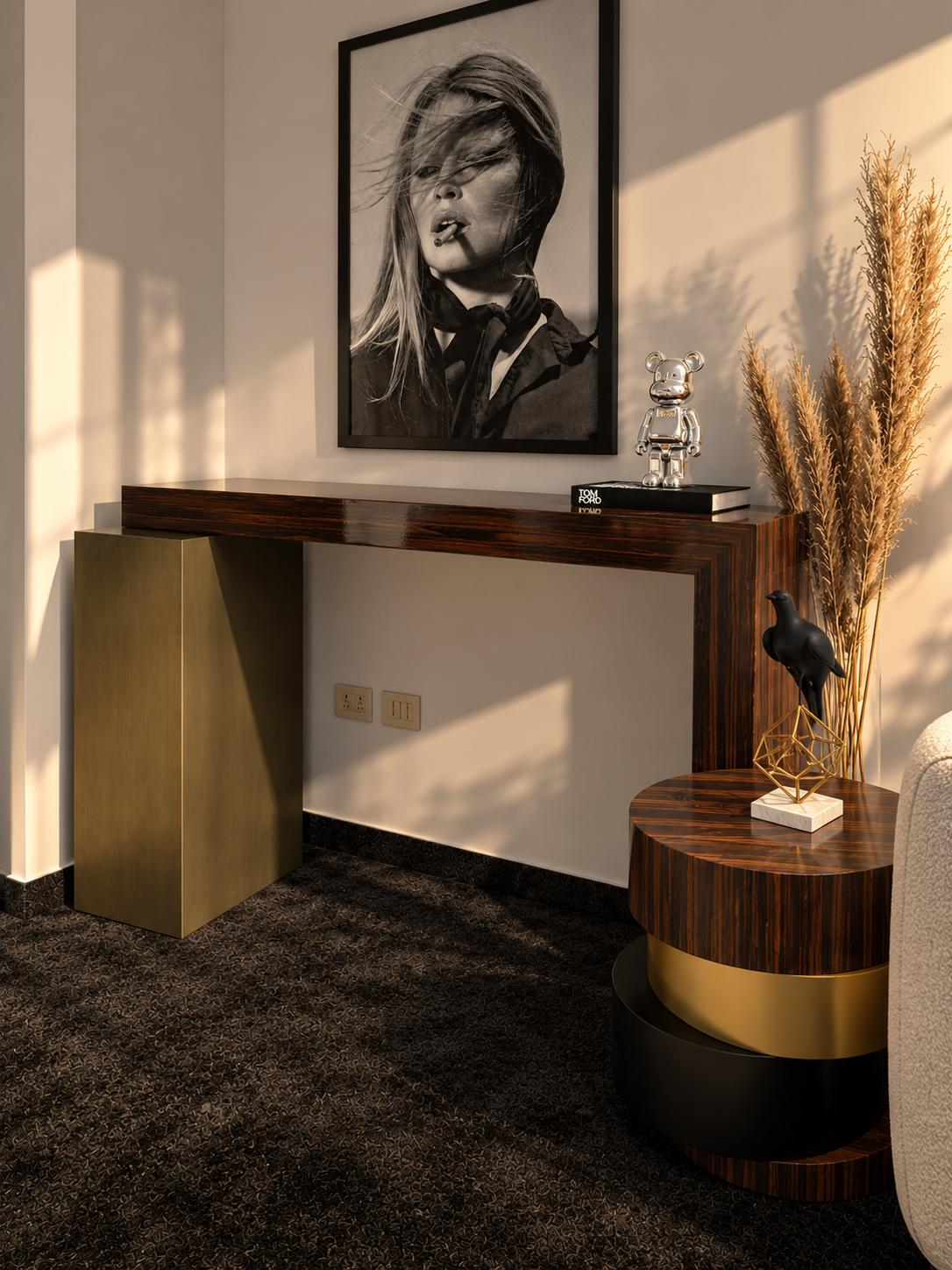 Ebony Console - Valero Furniture