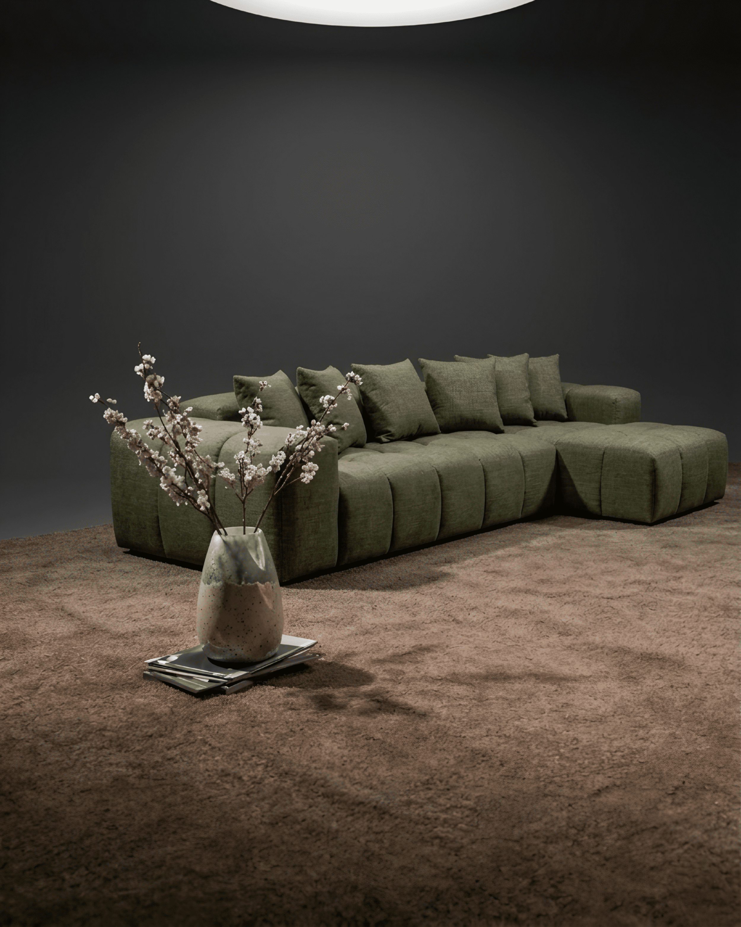 Cloud Nine L Shape Sofa - Valero Furniture