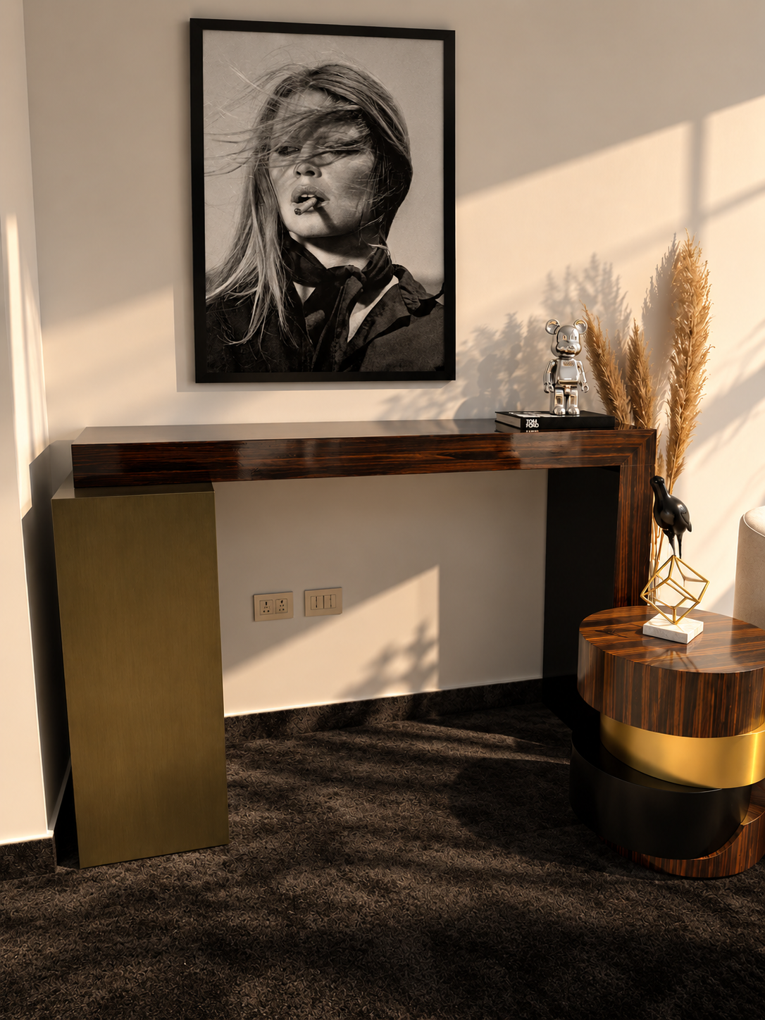 Ebony Console - Valero Furniture
