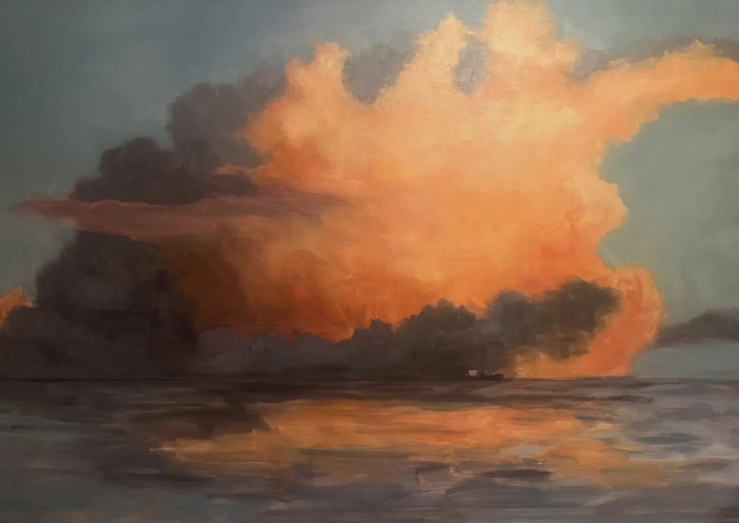 Bill Beck,  Cumulonimbus 30x40  SOLD