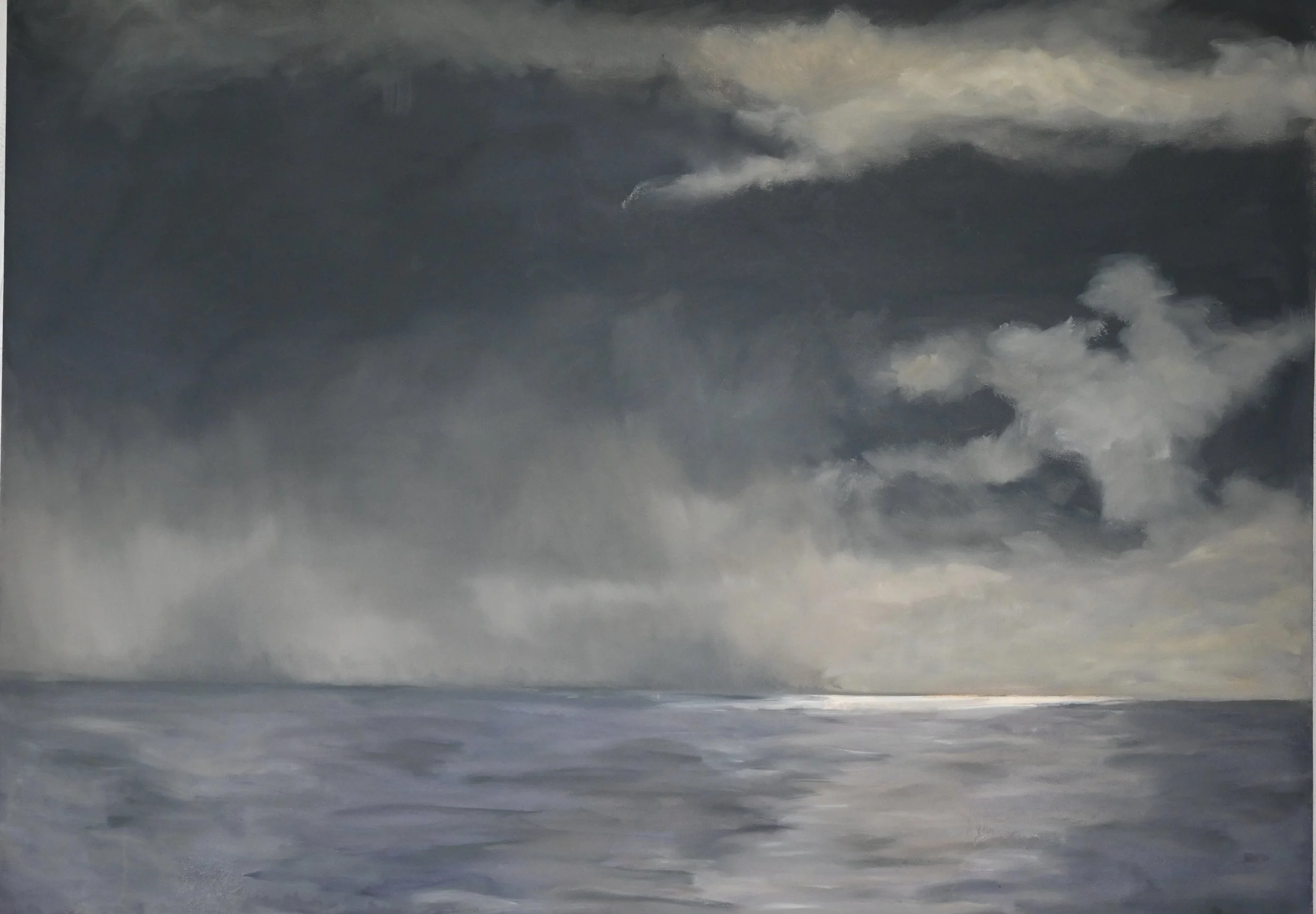 Bill Beck, Steer Clear, 30x40 SOLD