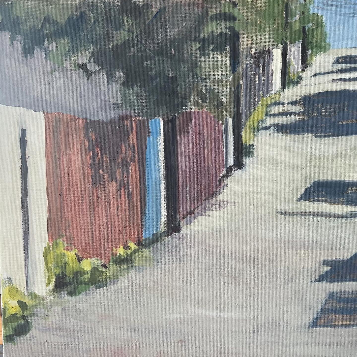 Bill Beck, Barrio Alley 16x20 $800