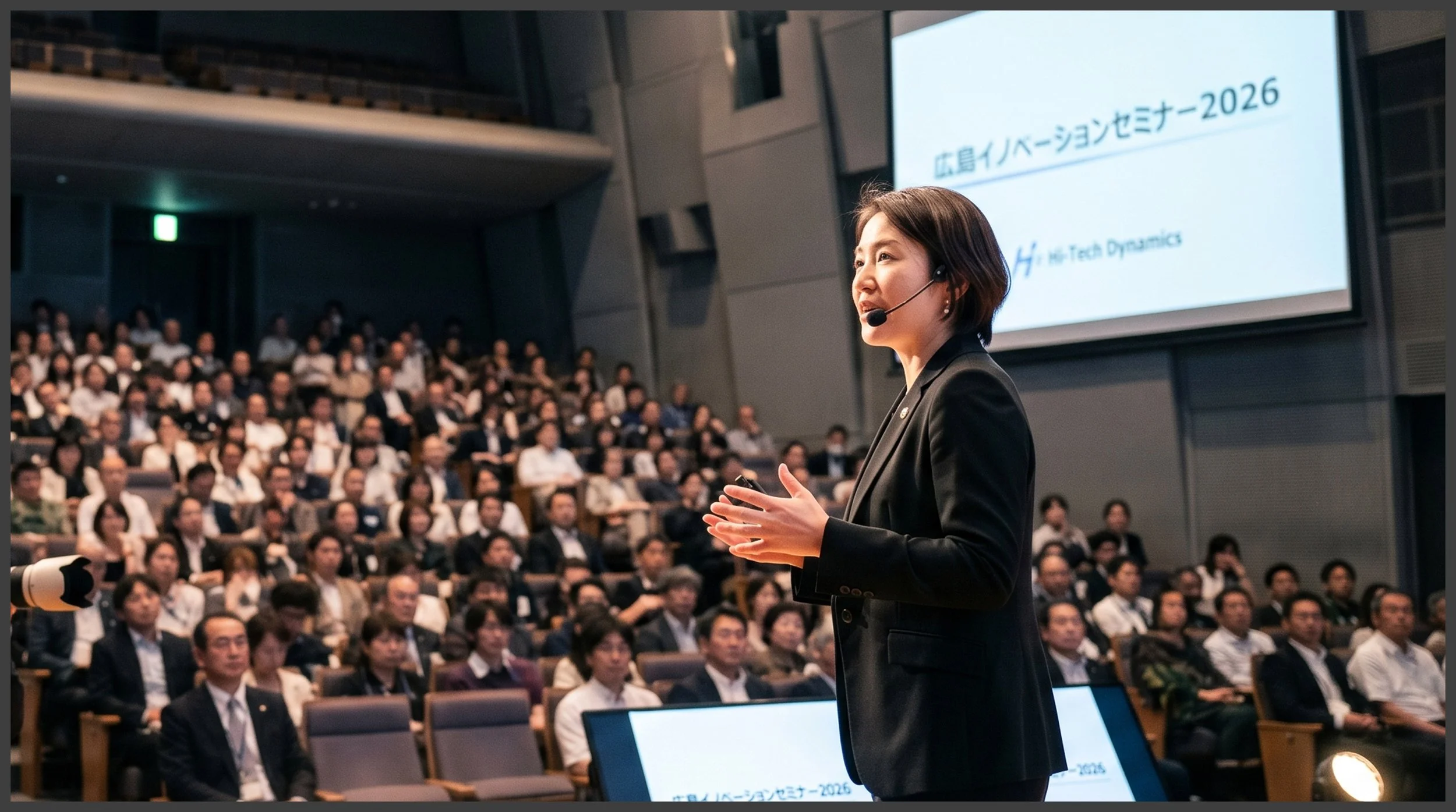 企業セミナーの記録撮影