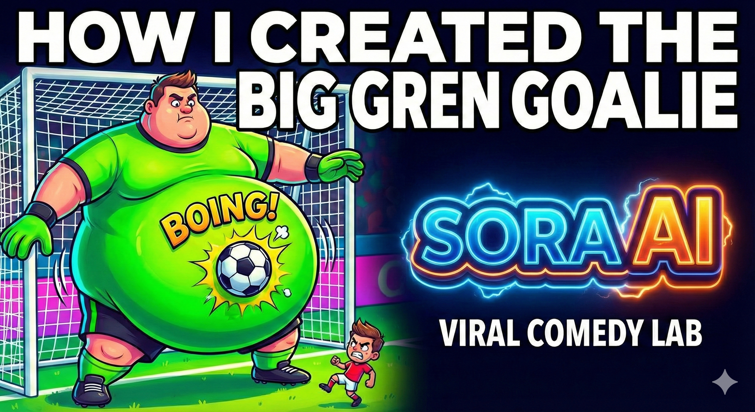 How I Created the Viral "Big Green Goalie" with Sora AI