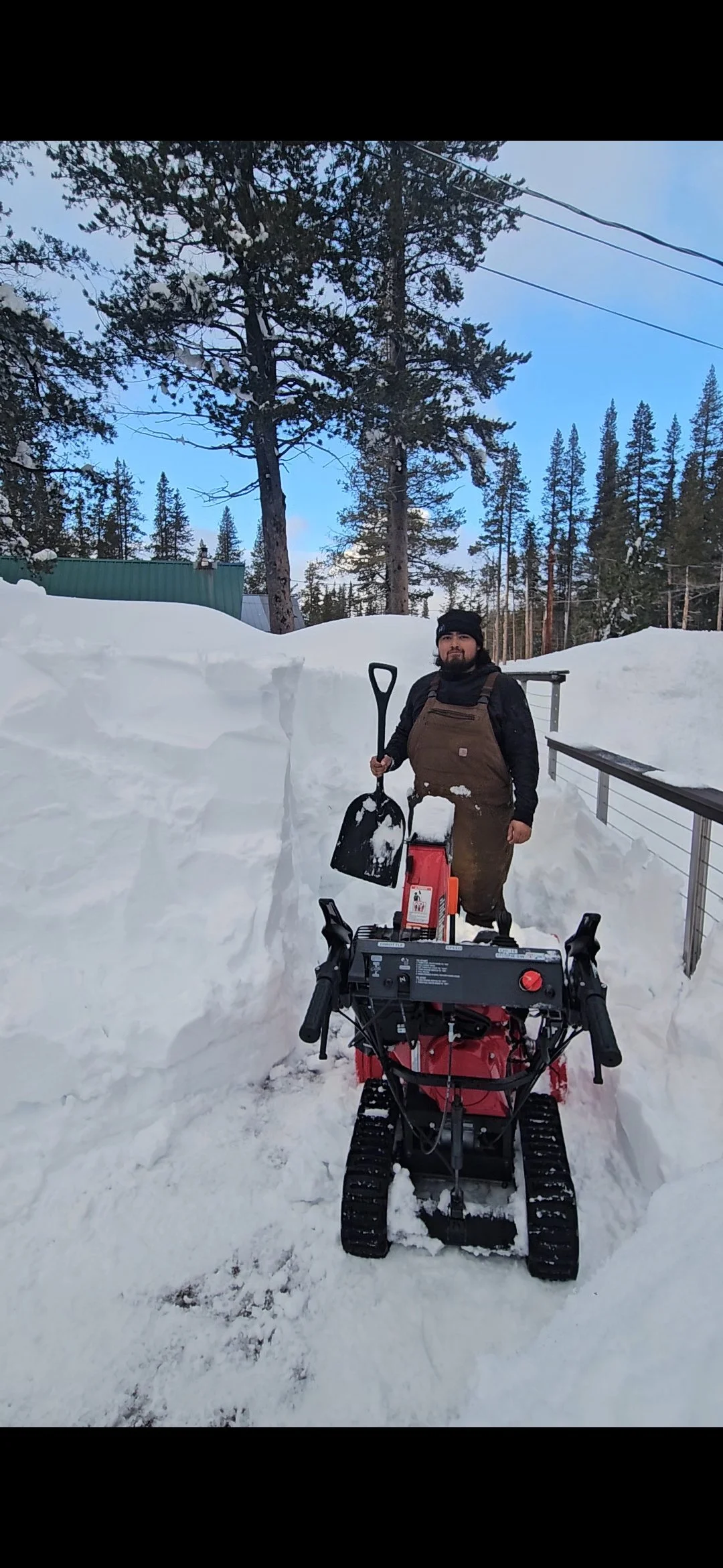 Snow removal, Water features
