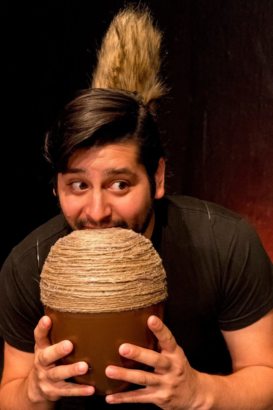 Squirrels In a Knothole