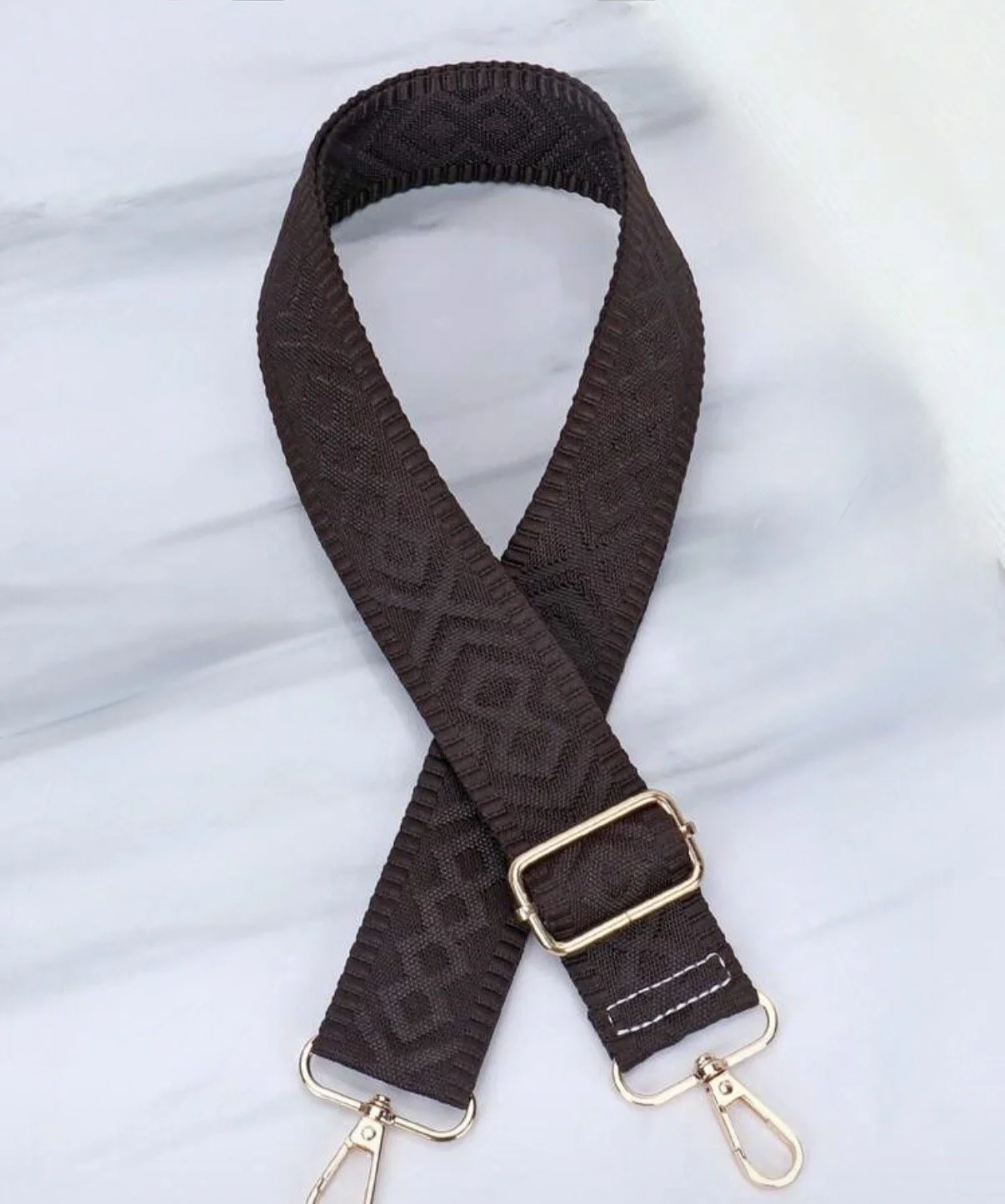 Coffee Print Bag Strap