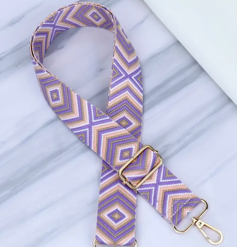 Bright Purple Bag Strap