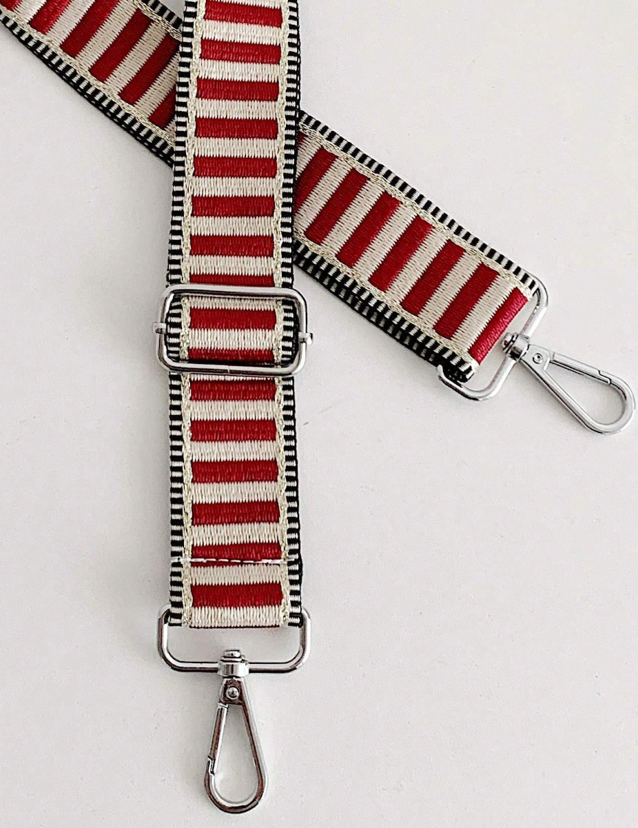 Red Stripe Bag Strap