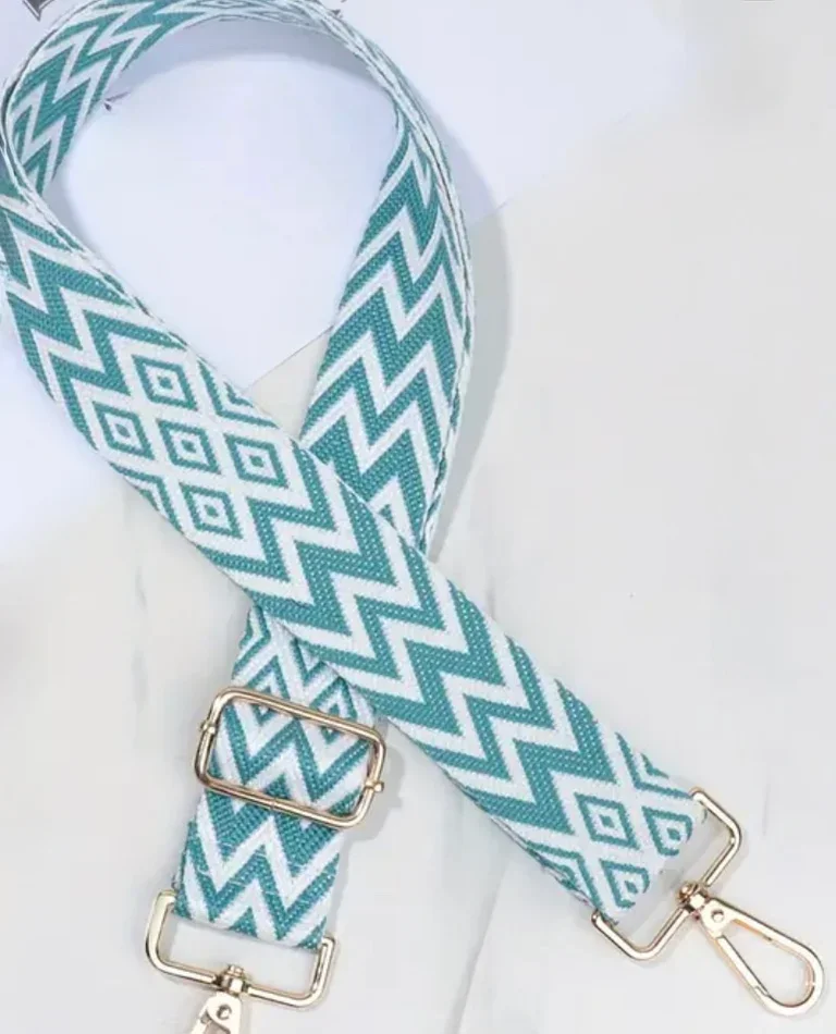 Teal Chevron Bag Strap
