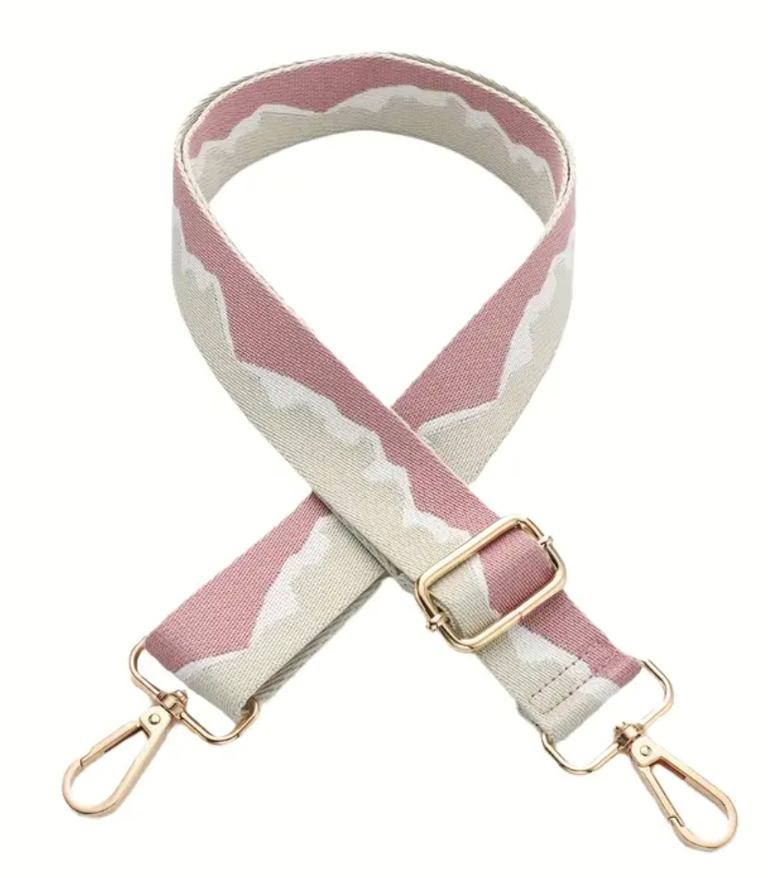 Pink Waves Bag Strap