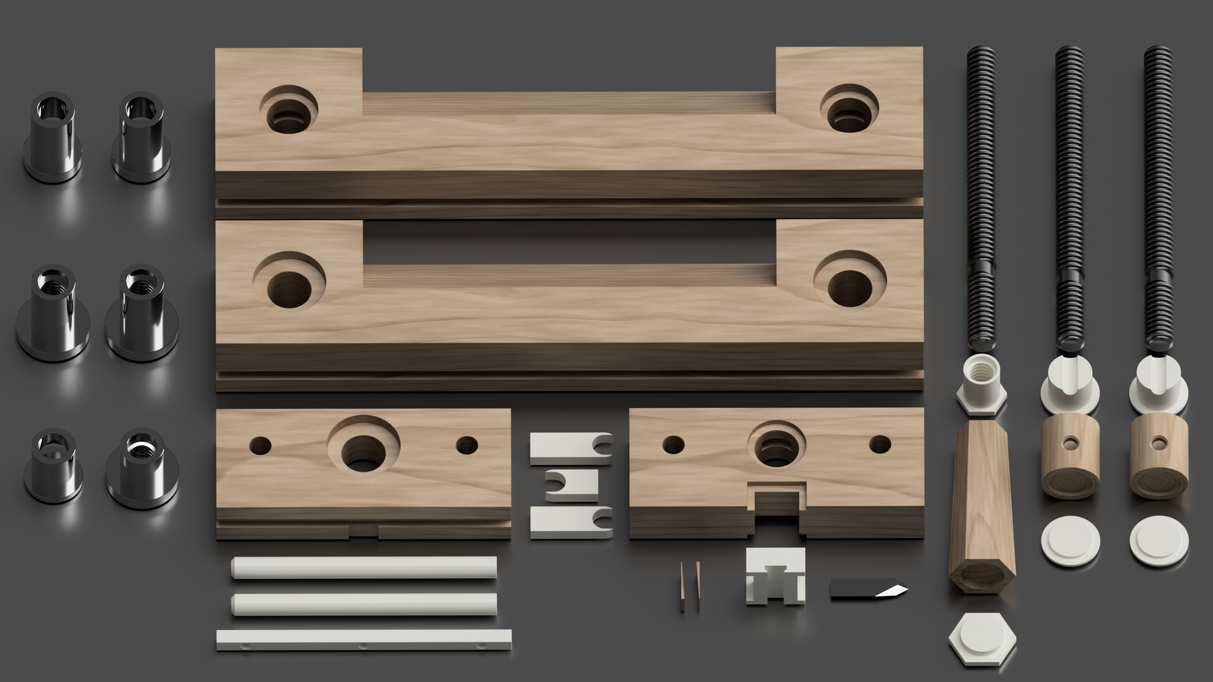 Sage Tools Combination Finishing Press & Plough - Just the Bits Kit