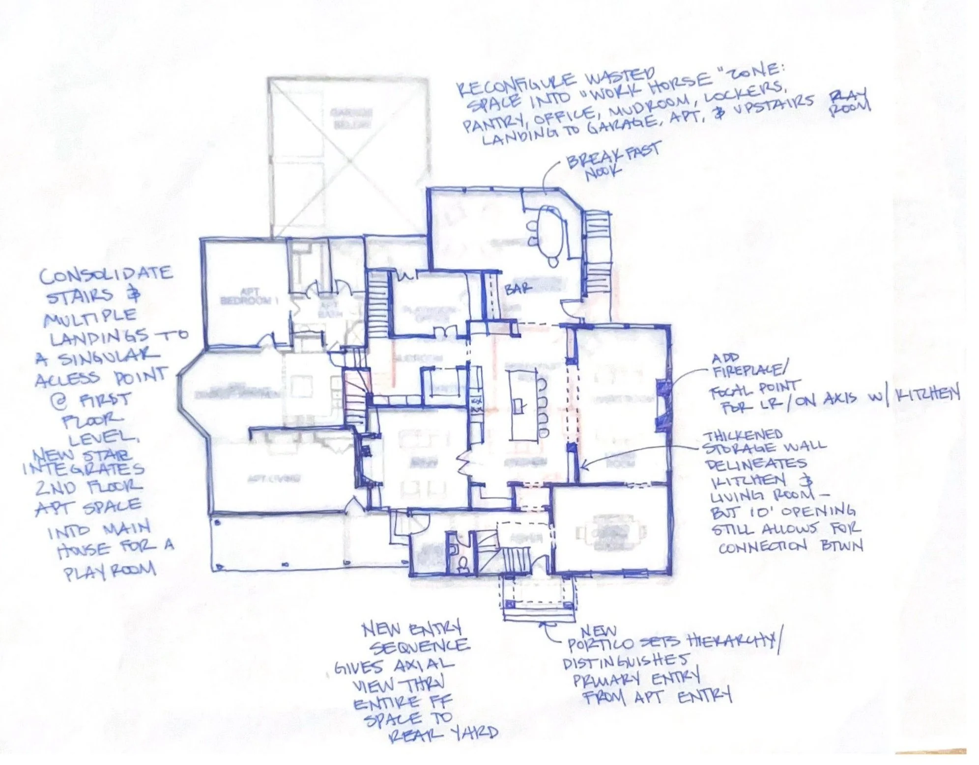 FIRST FLOOR - PLAN ALTERATIONS
