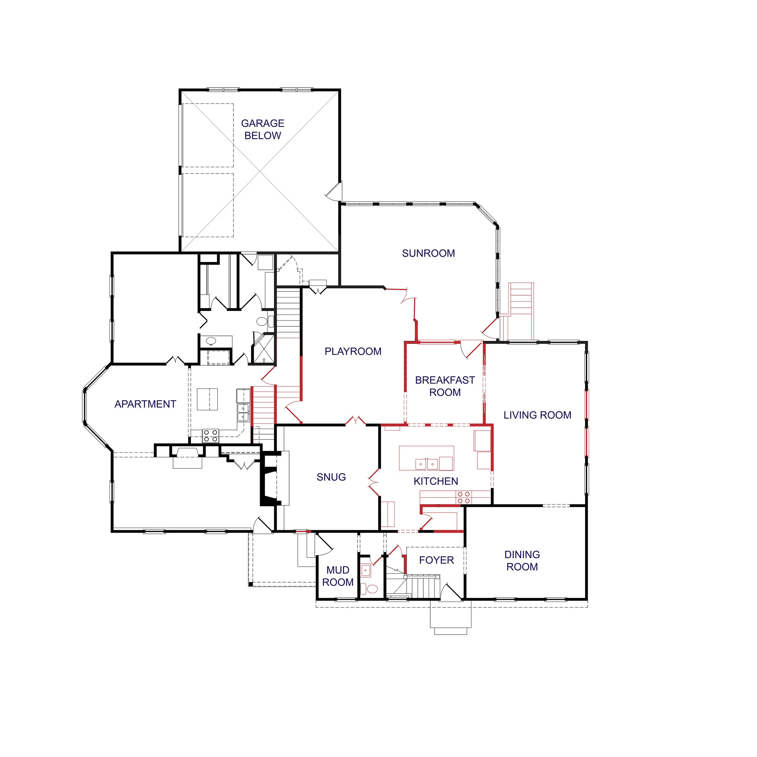FIRST FLOOR - DEMO PLAN