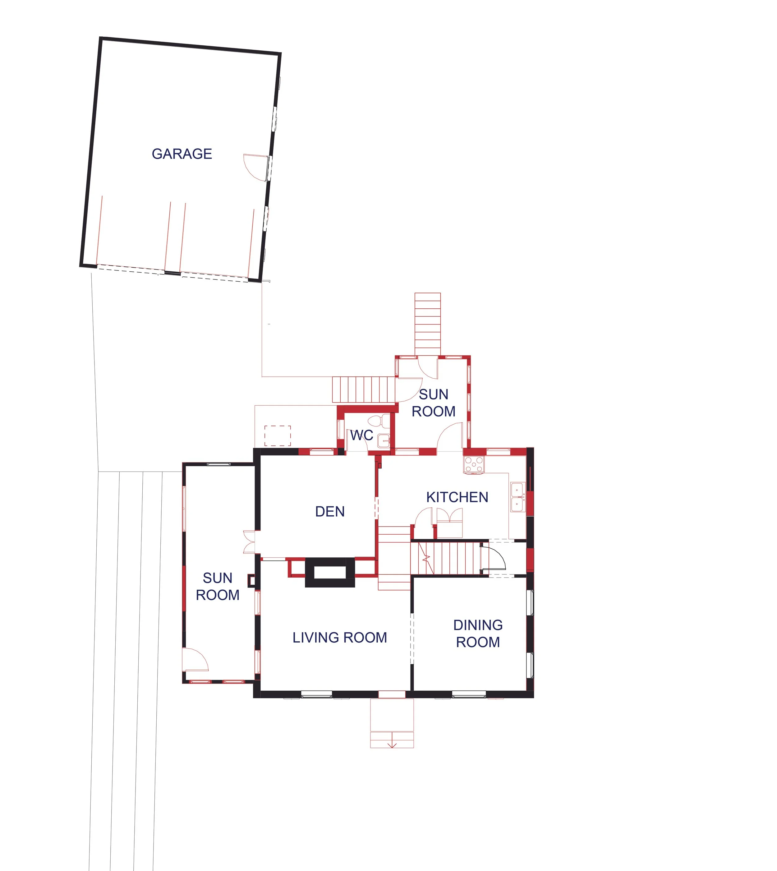 FIRST FLOOR - DEMO PLAN