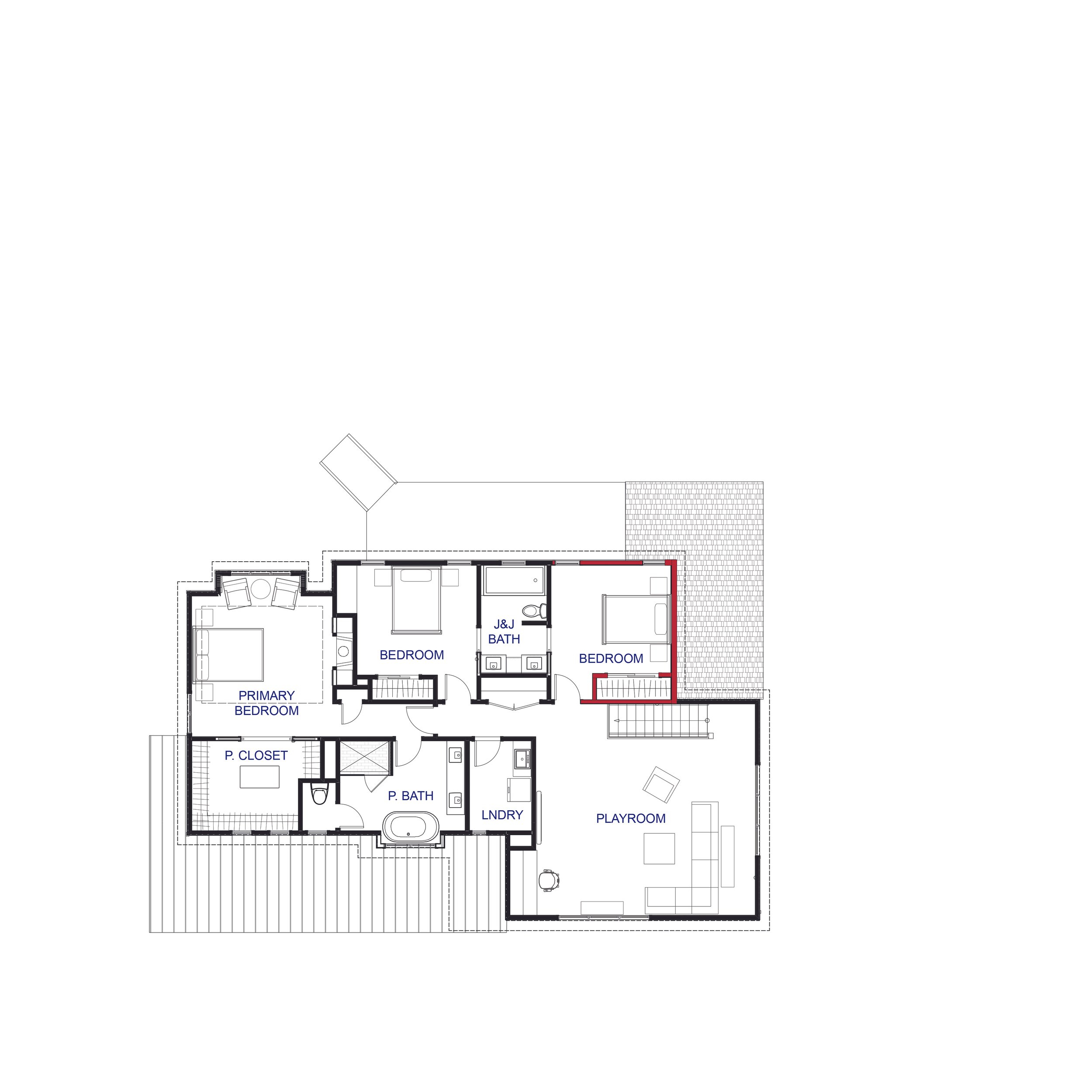 SECOND FLOOR - DEMO PLAN