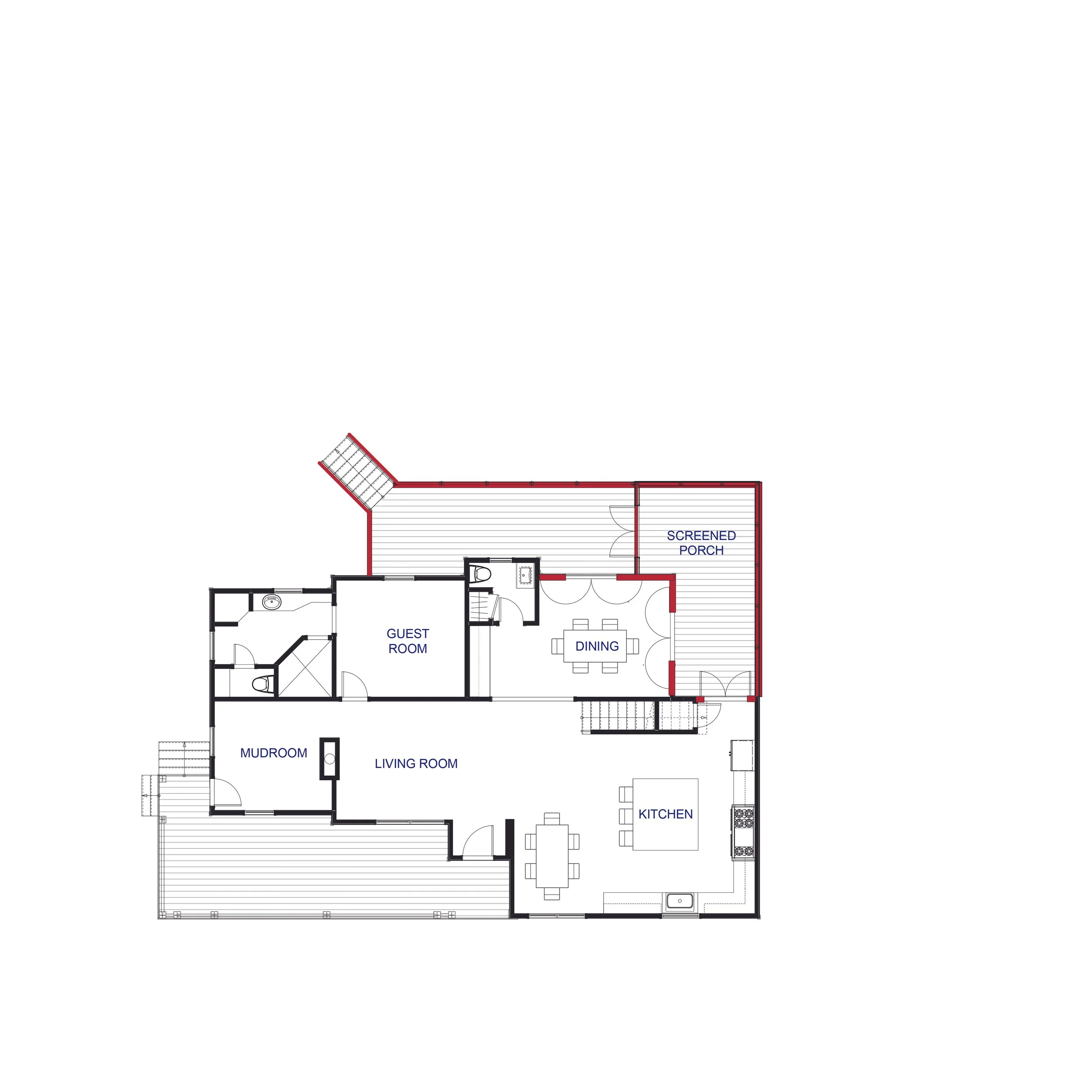 FIRST FLOOR - DEMO PLAN