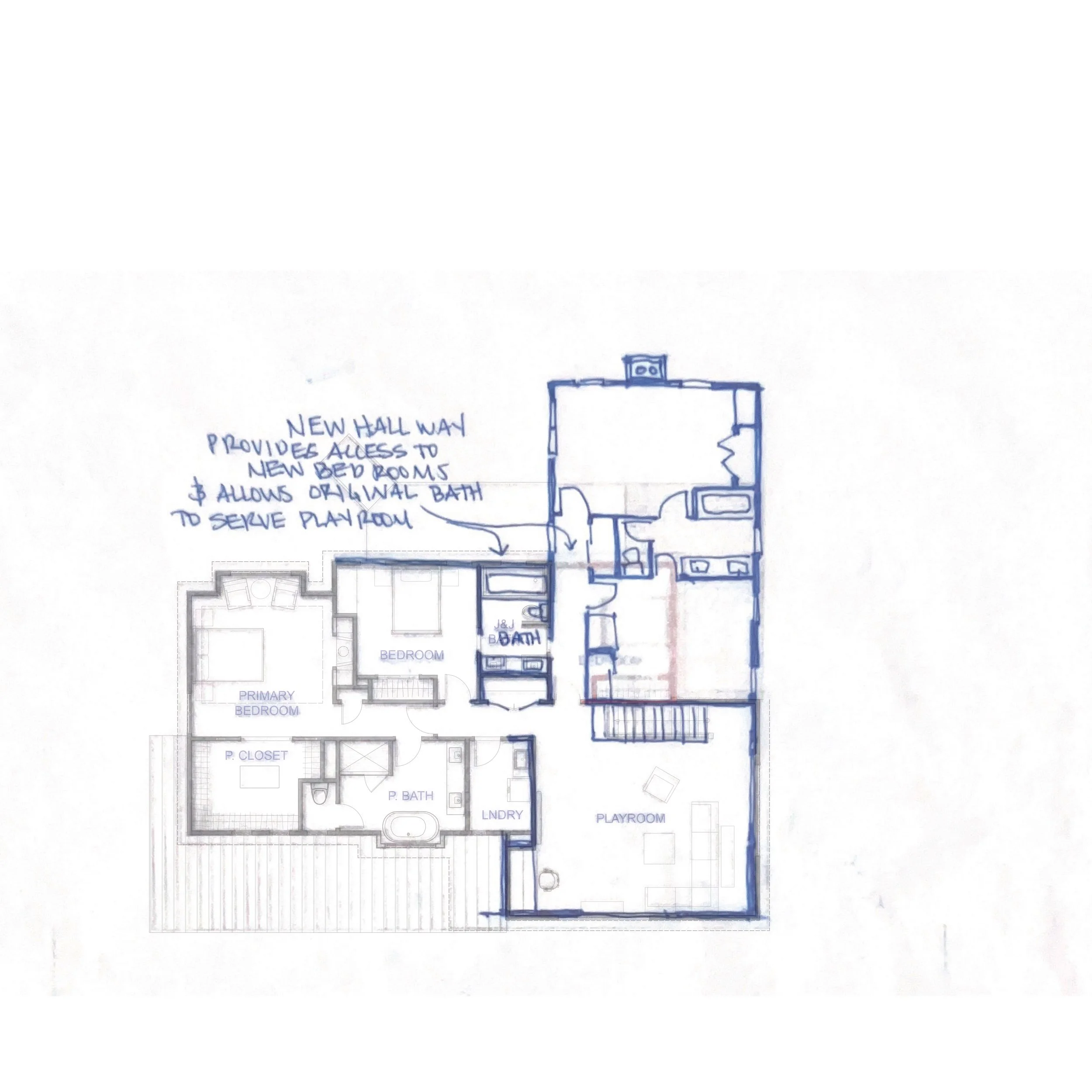 SECOND FLOOR - PLAN ALTERATIONS