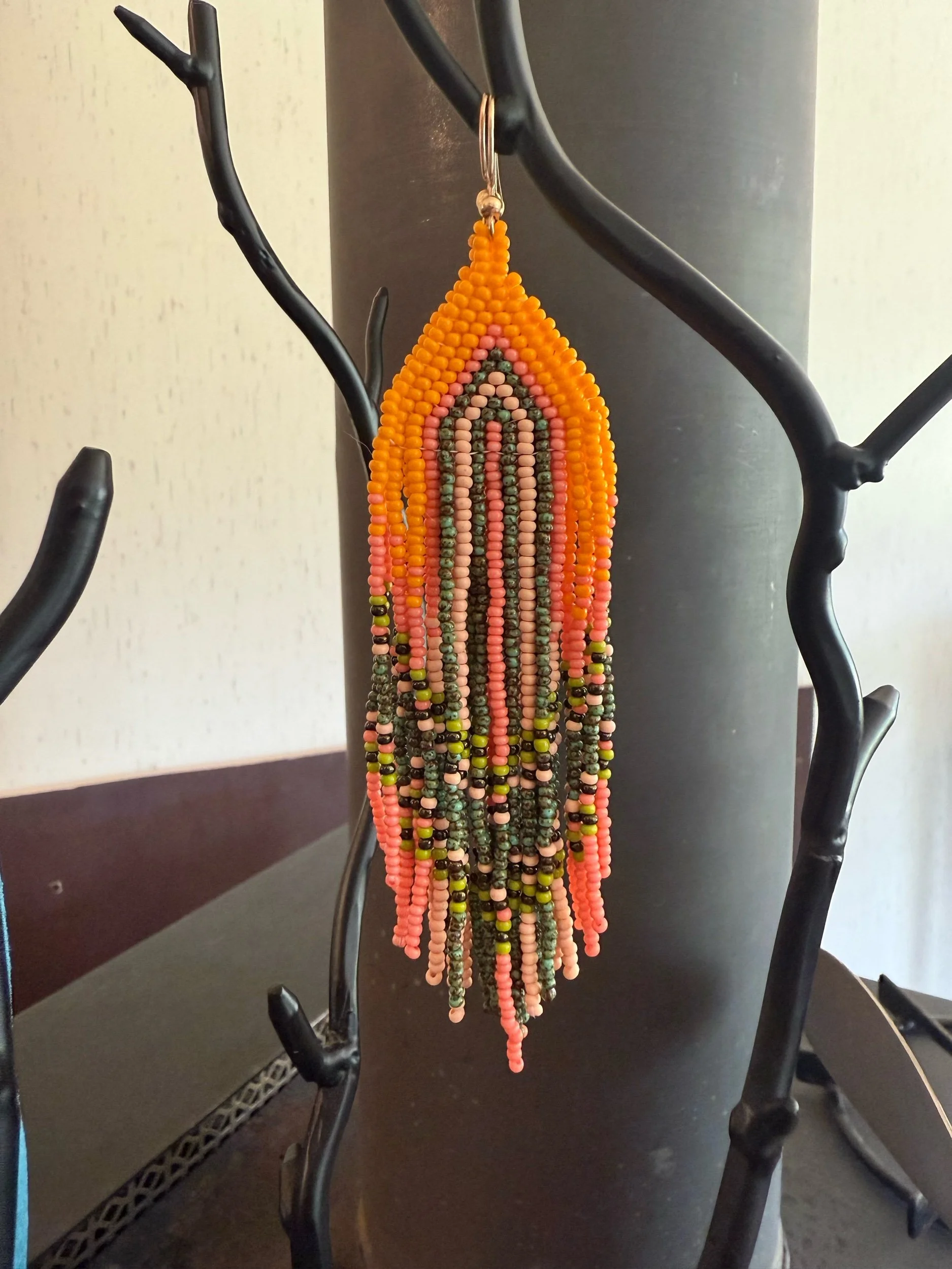 Bright and Bold Fringe Earrings