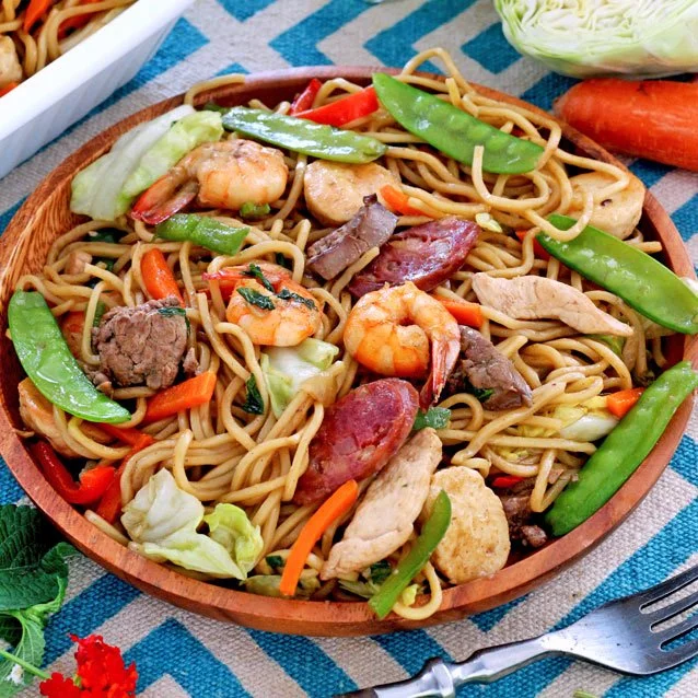 Pansit Canton Combination (Chicken & Pork)