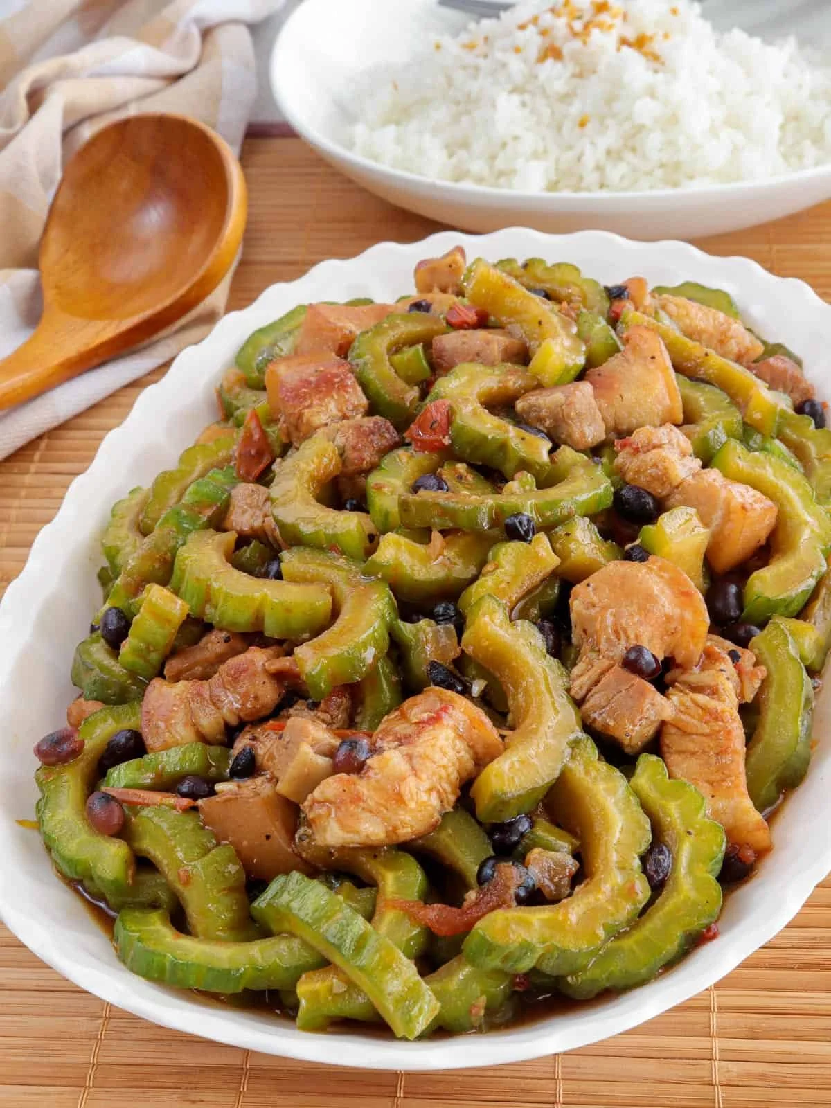 Ginisang Ampalaya With Pork