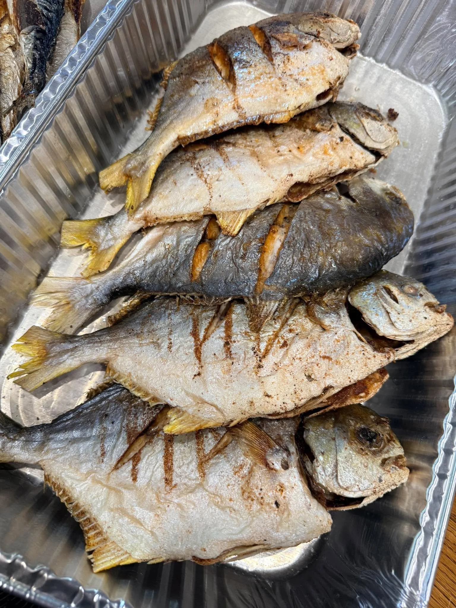 Fried Large Whole Pampano