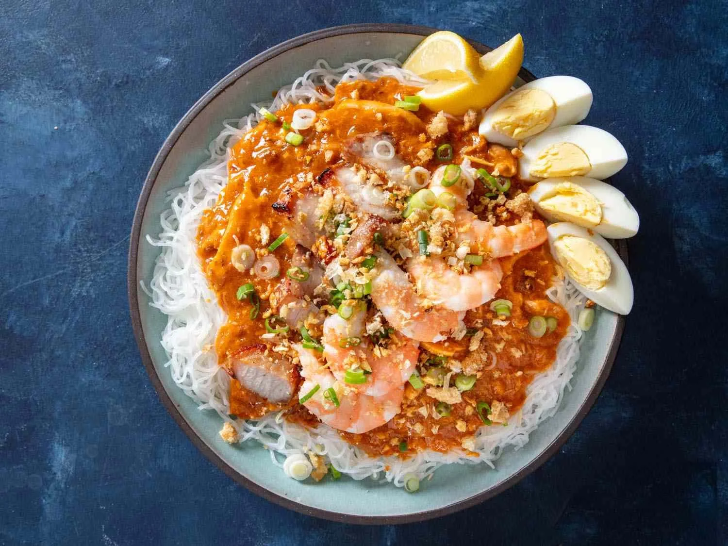 Palabok with Egg, Chicharon (Shrimp & Chicken Flavor)
