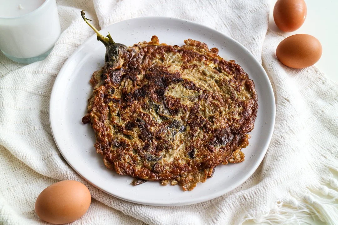 Relleno Talong With Egg