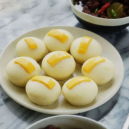 Puto or Puto w/ Cheese (Steamed Muffins)