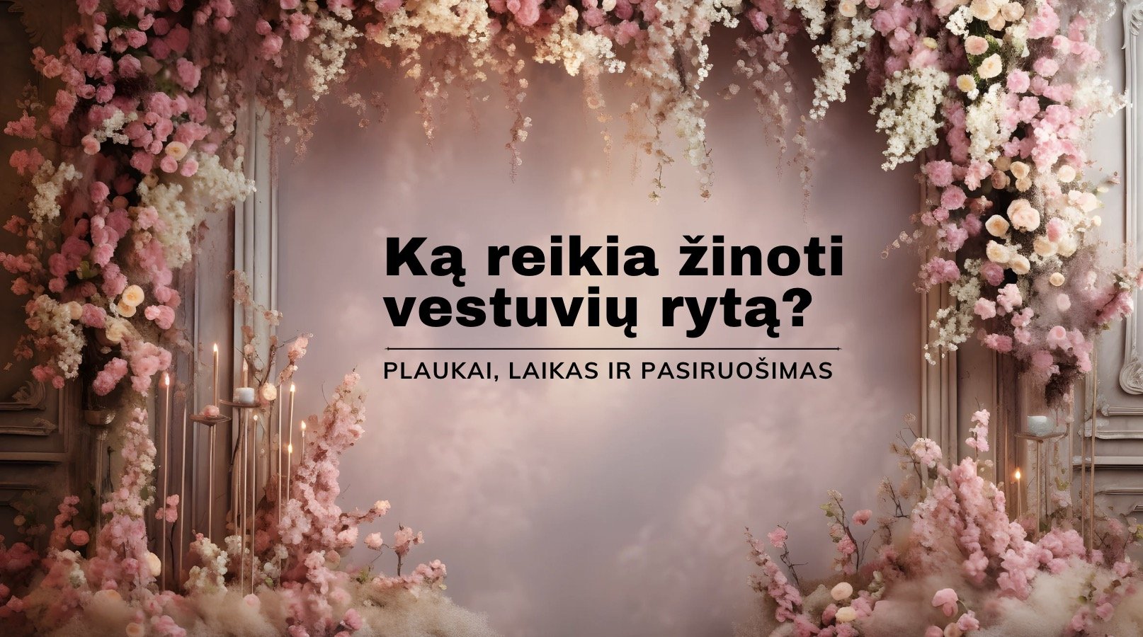 Ką reikia žinoti vestuvių rytą: plaukai, laikas ir pasiruošimas