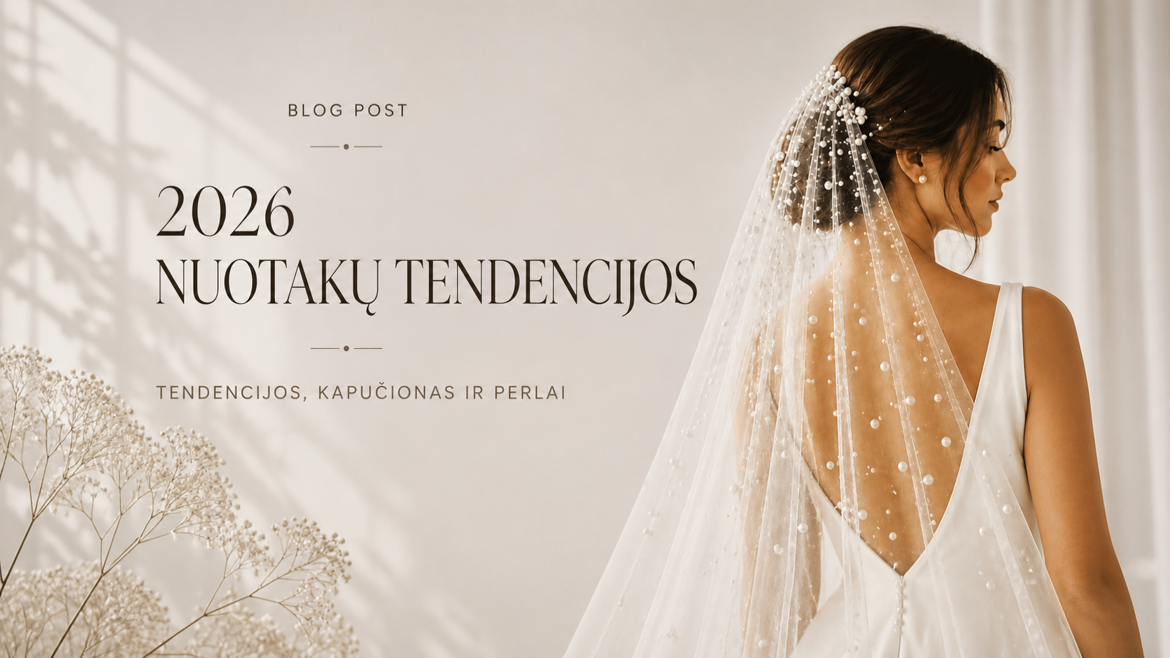 2026 nuotakų tendencijos: nuometas alternatyvos ir perlai