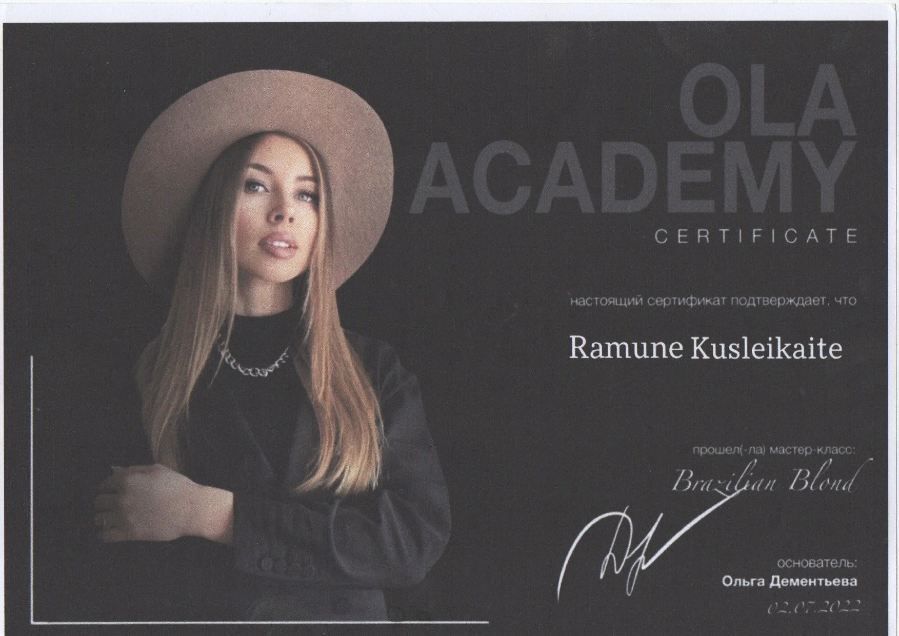 ramune-hairwow-brazilian-blond-masterclass-certificate