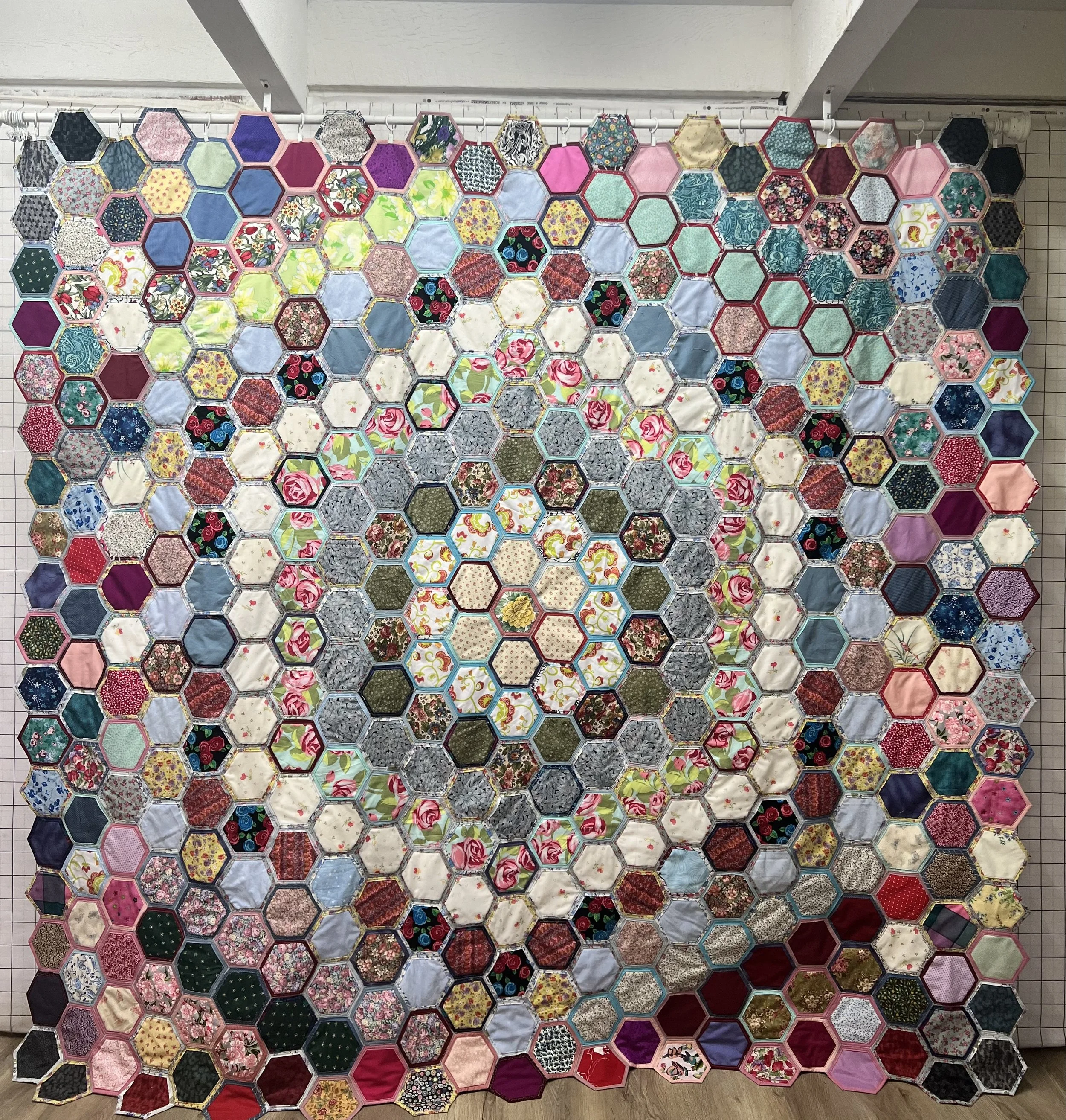 Huge Hexagon Quilt