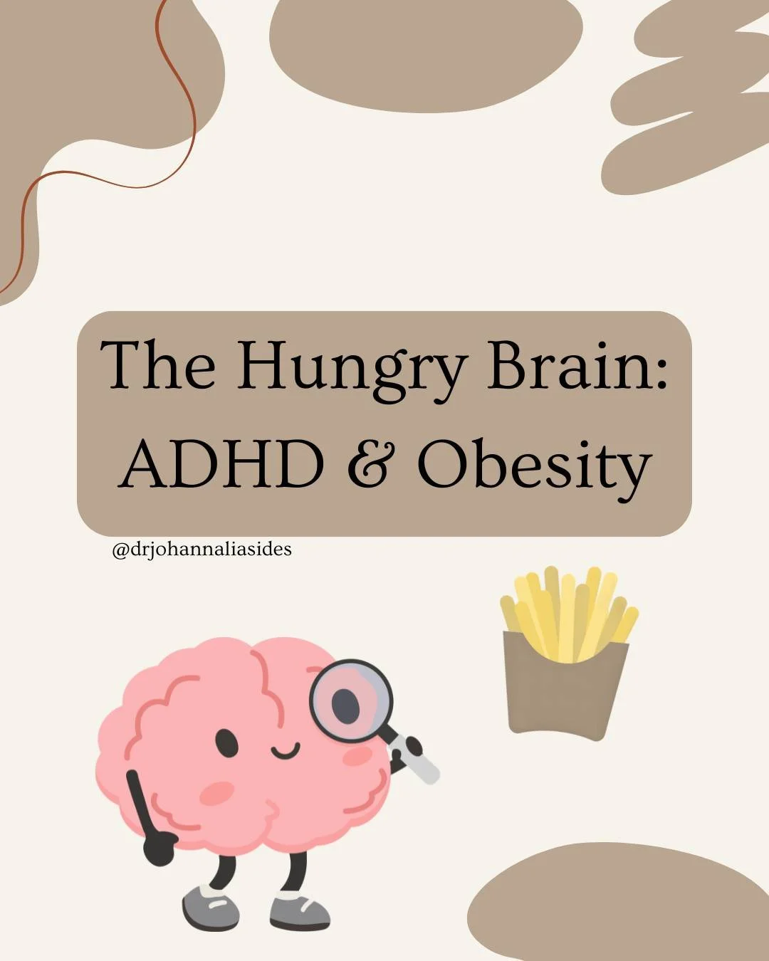 ADHD does not only affect attention. It can also influence eating behaviors.

Research shows adults with ADHD have about 70% higher obesity rates, and children have about 40% higher risk compared to those without ADHD. Impulsivity, dopamine-seeking b