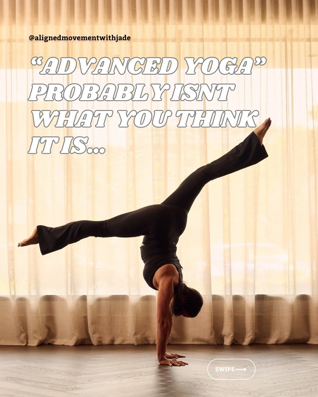 Advanced yoga is more than aesthetics&hellip;.just sayin&rsquo; 😎