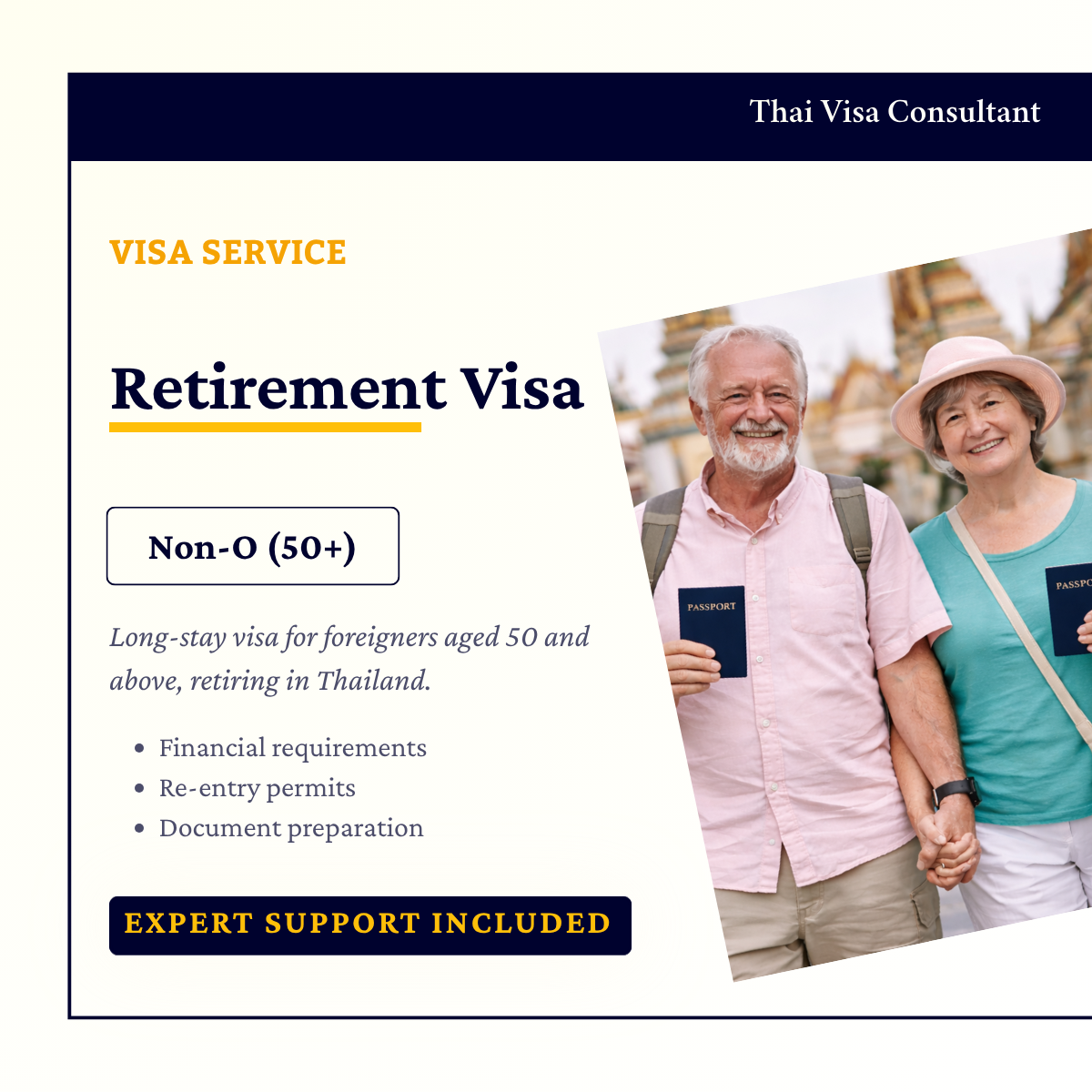 Thailand Retirement Visa Service
